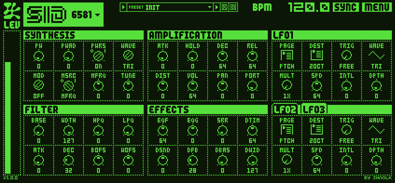 Custom skin: green phosphor